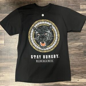 Men’s Million Dolla Motive Black Stay Hungry T-Shirt
